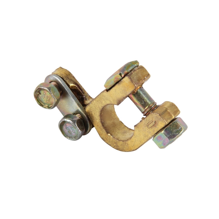Brass Car Battery Connector Terminals - 2 Pack Clamps