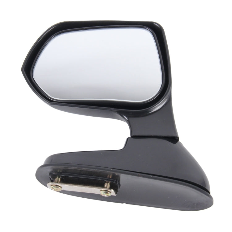360° Rotatable Left Side Assistant Car Mirror - Black/Silver