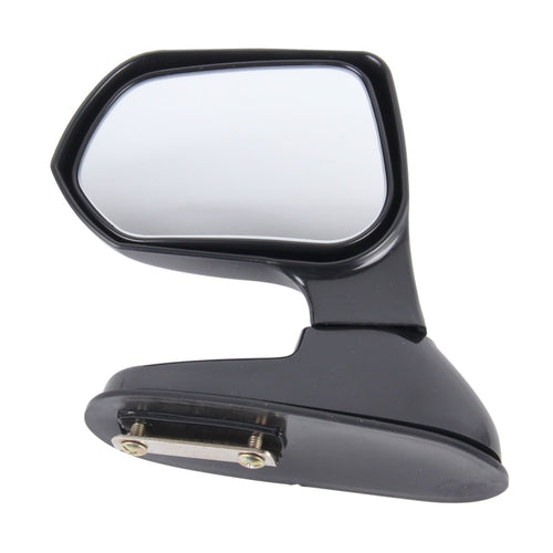 360° Rotatable Left Side Assistant Car Mirror - Black/Silver