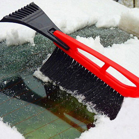 Pala da neve 2 in 1 con spazzola e raschietto per auto – Alta