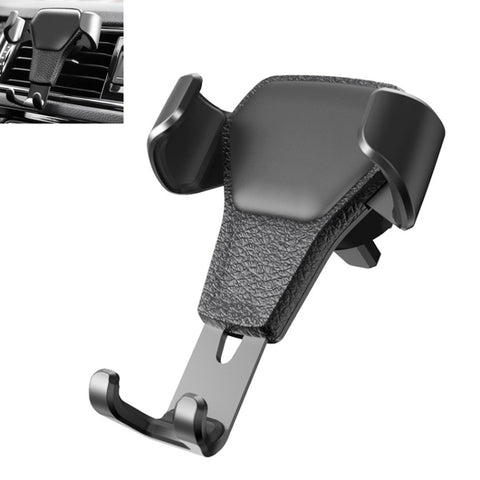 Supporto per telefono da auto con supporto per gravità Litchi Texture, Litchi Texture(Black), Litchi Texture(White)