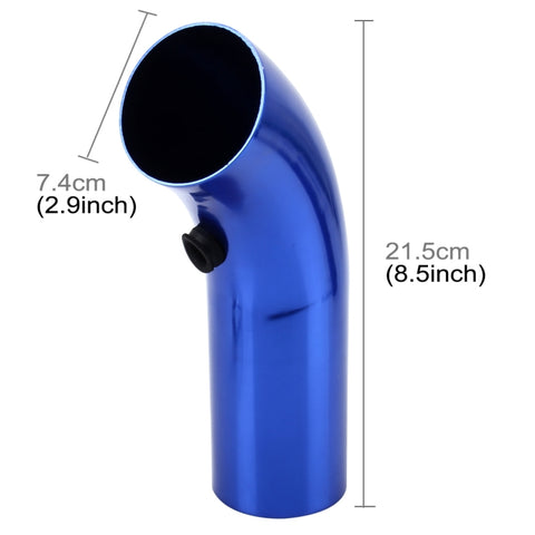 Tubo di aspirazione dell'aria universale Prese d'aria di flusso super potente Tubo di aspirazione dell'aria in alluminio corto da corsa a freddo con sistema di kit filtro a cono