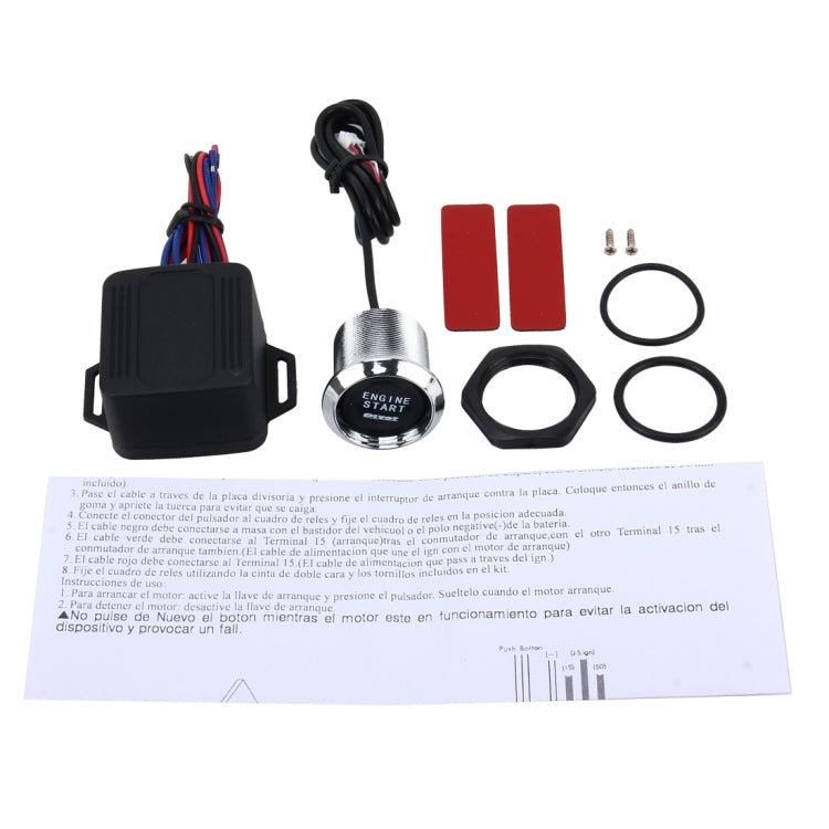 Illuminated One-Button Starter Switch for Easy Engine Start
