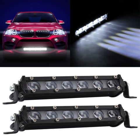 Fari da lavoro LED 8 pollici 18W 6000K IP67 per barche e auto - 2
