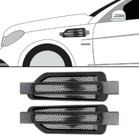 Adesivi Decorativi per Auto - Set di 2 Sticker Neri Casual