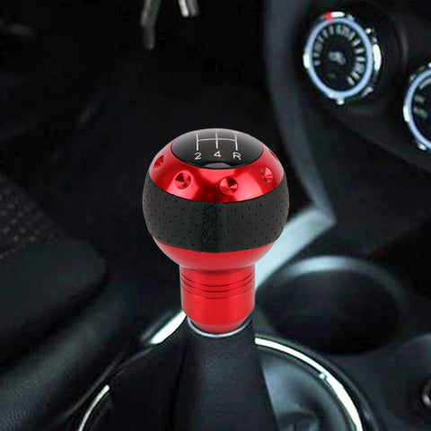 Pommeau de changement de vitesse universel pour voiture Pommeau de changement de vitesse automatique modifié Pommeau de levier de changement automatique Pommeau de changement de vitesse, pommeau de levier de vitesse, boutons de vitesse (rouge)