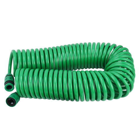 Tuyau télescopique en spirale pour tuyau à molla de la série d'irrigation du jardin avec adaptateur et connecteur pour connecteur d'eau, longueur : 15 m, tuyau télescopique de 15 m