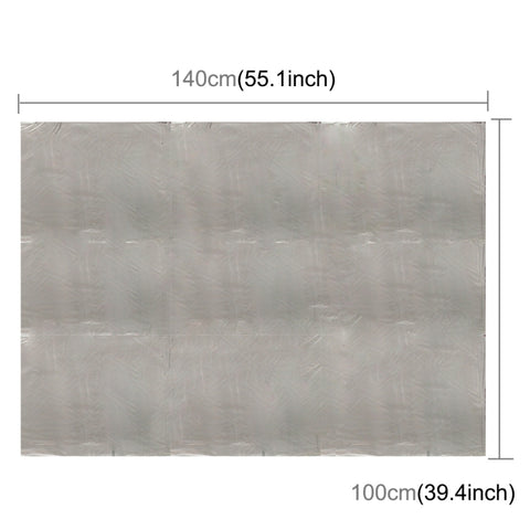 Cofano per auto, motore, isolation acustico, cotone, calore, impermeabile, autoadesivo, calore per auto, isolation acustico, cotone, dimensioni: 1 mx 1,4 mx 5 mm, Taille: 1m x 1,4mx 5mm