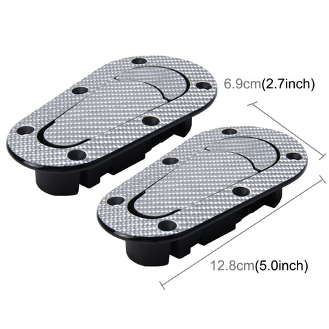 Une copie de serratura pour la couverture en fibre de carbone pour auto, serratura pour cofano modifié, serratura pour copertura generale pour auto da corsa, gris carbone, (noir), avec clés (carbone)