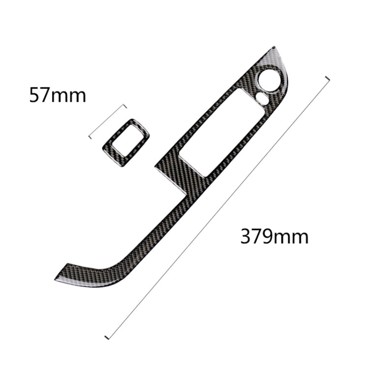 Carbon Fiber Window Lift Panel for BMW Z4 2009-2015