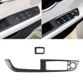 Car Carbon Fiber Window Lift Panel With Folding Key Soild Decorative Sticker for Left Drive BMW Z4  2009-2015                                           ...