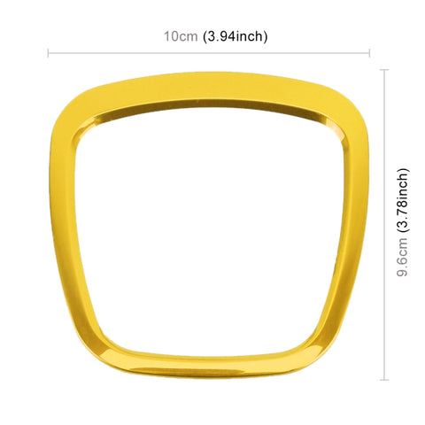 Decorazione adesiva per rivestimento decorativo dell'anello decorativo del volante per auto per Audi