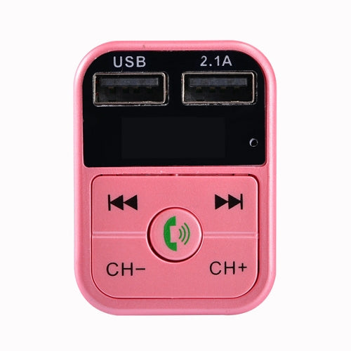 b2-dual-usb-ricarica-trasmettitore-fm-bluetooth-kit-per-auto-lettore-musicale-mp3-supporto-per-chiamate-in-vivavoce-scheda-tf-e-disco-u-b2-black-b2-pink-b2-gold-b2-rose-gold-b2-silver - immagine 4