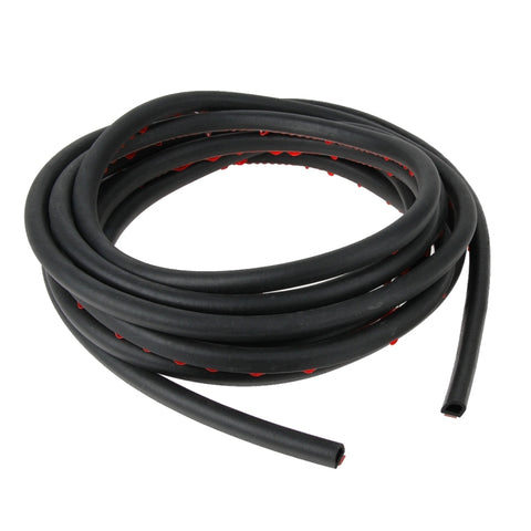 Piccola striscia sigillante per la riduzione del rumore dell'auto a forma di D con adesivo, lunghezza: 5 m, Length: 5m Small D-shaped