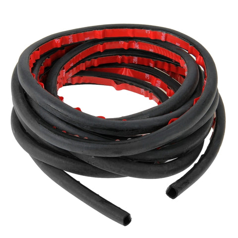Striscia sigillante per la riduzione del rumore dell'auto a forma di D grande con adesivo, lunghezza: 5 m, Length: 5m Big D-shaped