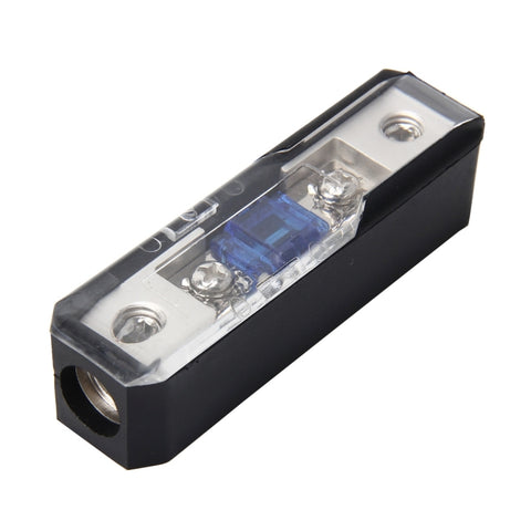 Autoradio stéréo de voiture Portafusibile Assicurazione 60A Car Audio Portafusibile Car Auto Portafusibile Portafusibile a lama per Car Audio, 1 in 1 Way