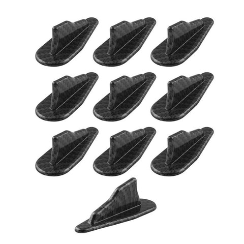Spoiler sur le dessus du générateur de vortex diffusant le pavillon de l'eau pour voiture universelle de 10 personnes, fibre de carbone