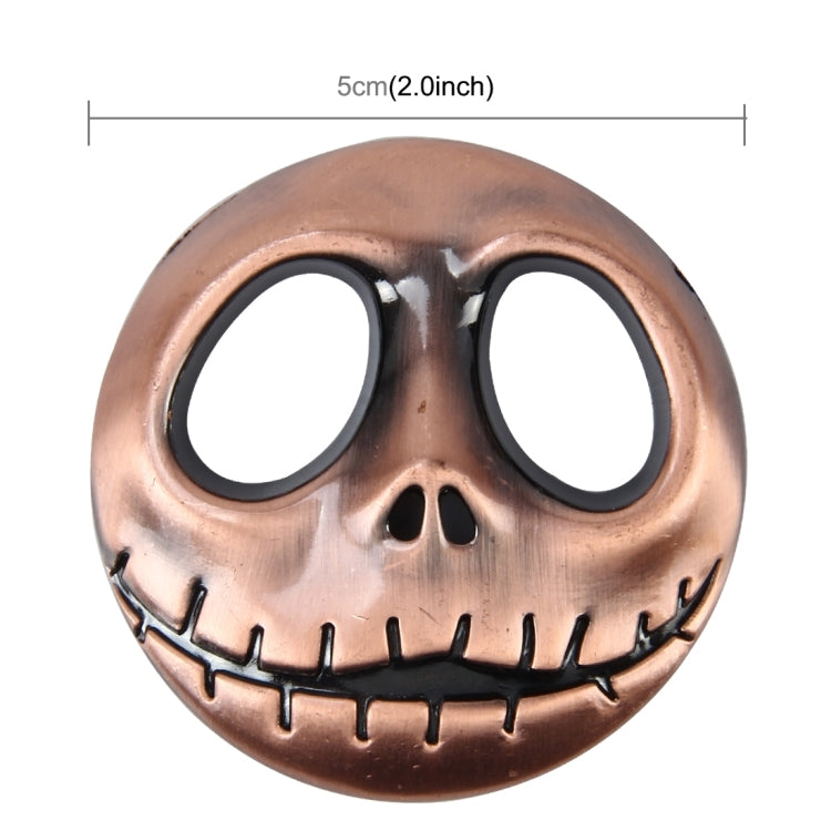 Skull Bone 3D Metal Car Sticker - Stylish Auto Accessory