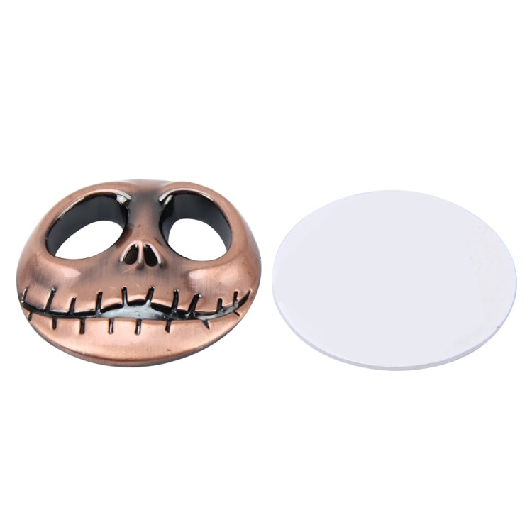 Skull Bone 3D Metal Car Sticker - Stylish Auto Accessory