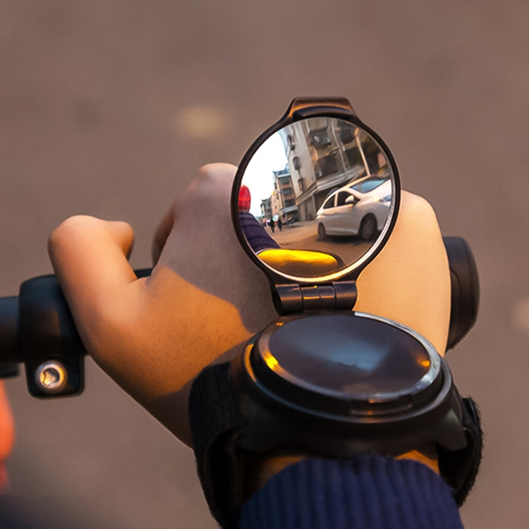360° Bicycle Back Mirror with Wrist Strap for Safe Riding