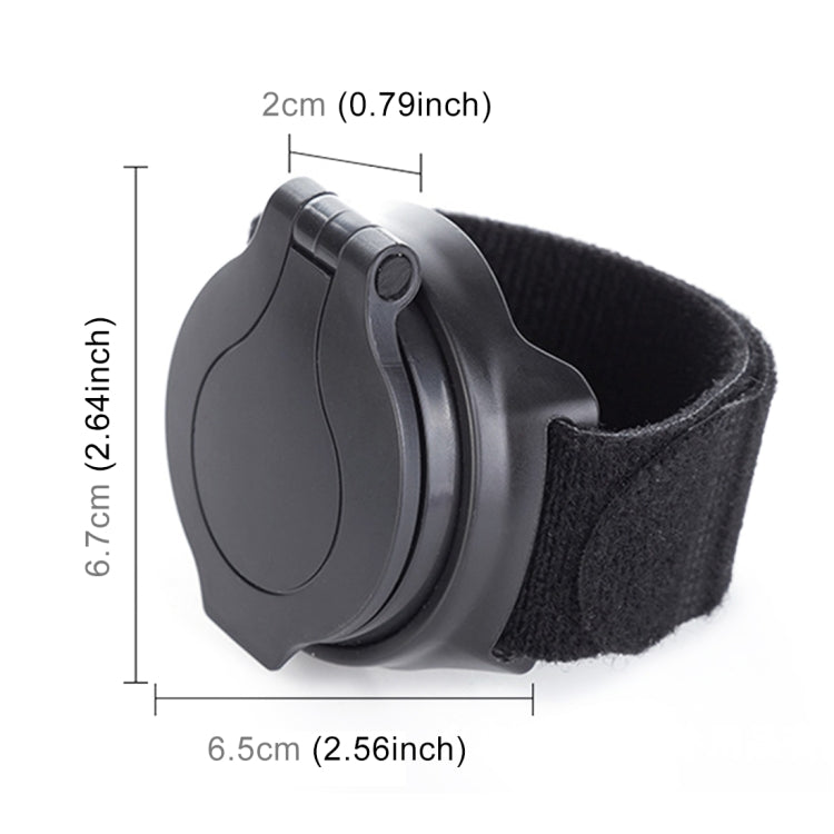 360° Bicycle Back Mirror with Wrist Strap for Safe Riding
