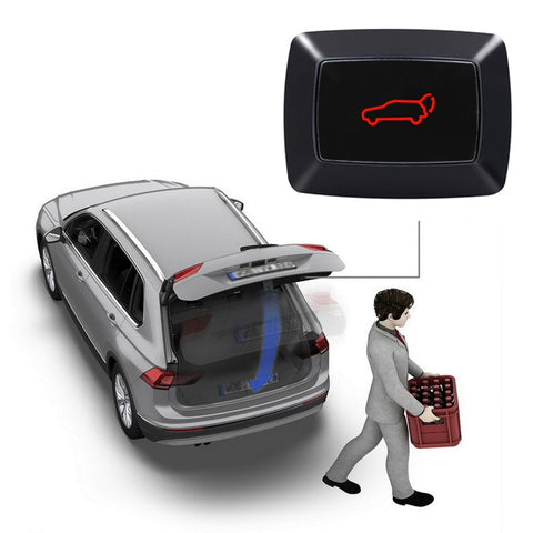 Interruttore di rilascio del bagagliaio del portellone posteriore electric per auto universale LED Interruttore della porta del bagagliaio posteriore, Universal