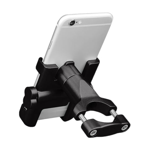 Staffa per telefono in lega di alluminio per manubrio moto, adatta per dispositivi da 60-100 mm, Handlebar Bracket for 60-100mm