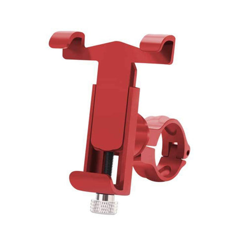 Staffa per telefono girevole in lega di alluminio a 360 gradi per bicicletta, adatta per dispositivi da 50-100 mm, Rotatable Handlebar Bracket for 50-100mm