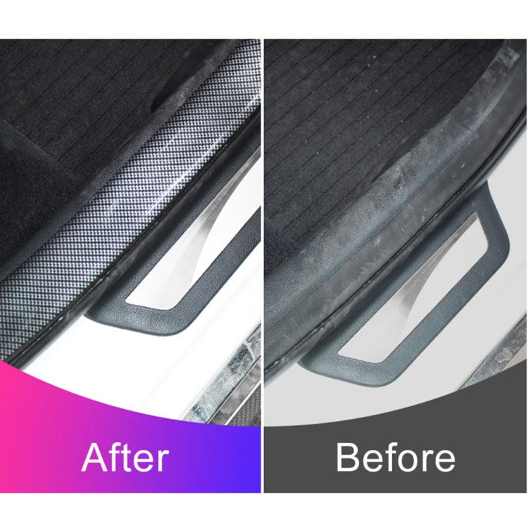 Universal Car Door Threshold Strip - Stylish Black Decor 3M