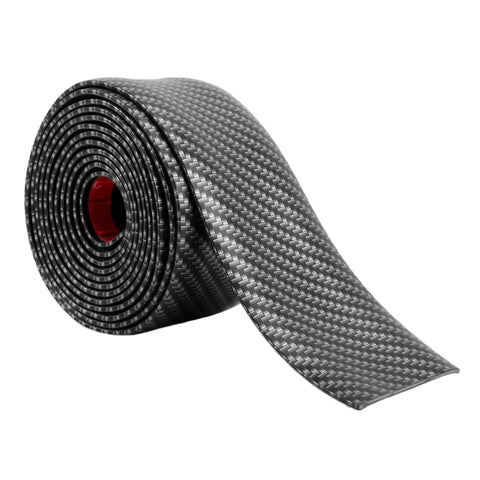 Adesivo decorativo universale per soglia portiera auto, dimensioni: 10 cm x 3 m, Dimensioni: 10CM x 3M(Nero)