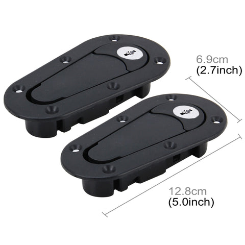 Une copie de lucchetti pour le capot modifié pour la voiture, pour la ouverture générale de la voiture, avec des clés, avec clés (noir)