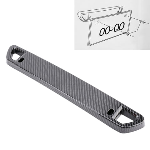 Porta targa universale per auto Porta targa complètement en fibre de carbone, support de plaque d'immatriculation entièrement en fibre de carbone