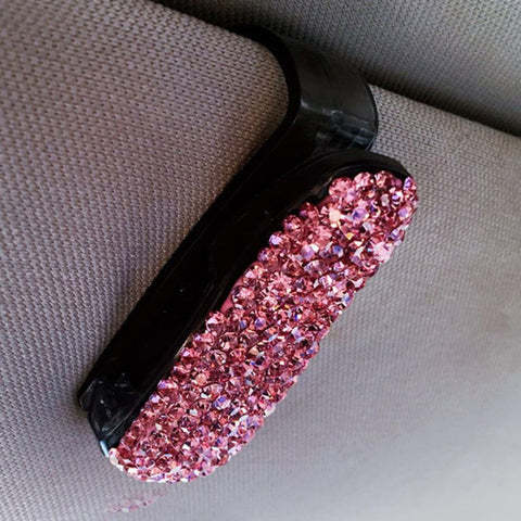 Porta banconote per occhiali con montatura en diamante di colore puro per auto