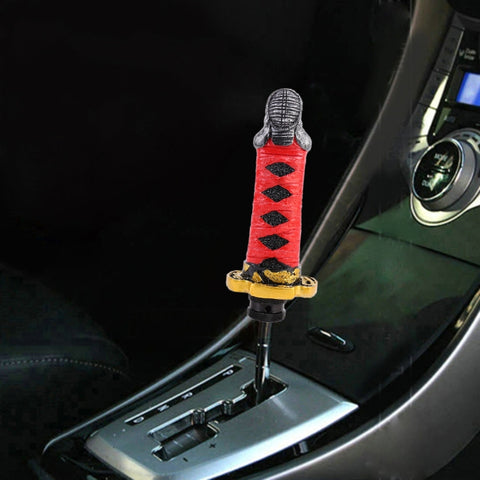 Manopola del cambio in metallo a forma di leader della maschera per auto universale Pomello della leva del cambio della trasmissione automatica per auto modificata
