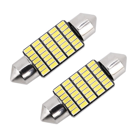 Luce Targa Auto 36mm DC12V 1.2W 6000K 80LM 33LED SMD-3014 con