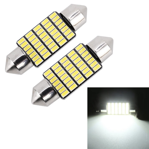Luce Targa Auto 36mm DC12V 1.2W 6000K 80LM 33LED SMD-3014 con