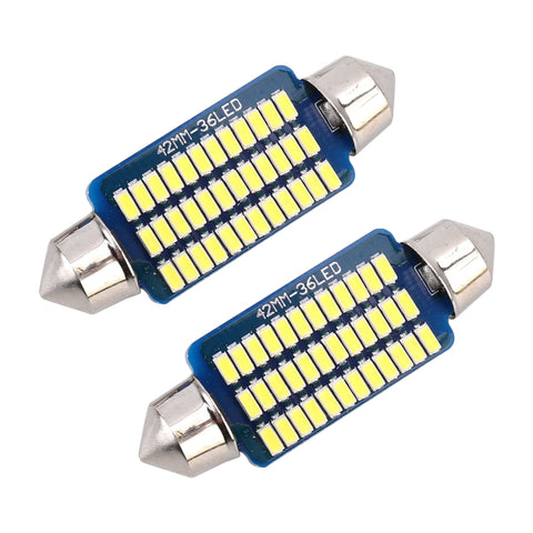 Luce Targa Auto 41mm DC12V 1,5W 6000K 100LM 36LED SMD-3014 con