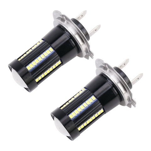 Fendinebbia Auto H7 LED SMD-2016 - 2 Pezzi, 6000K, 655LM, 8.2W,