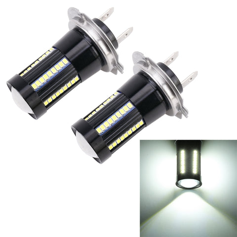 Fendinebbia Auto H7 LED SMD-2016 - 2 Pezzi, 6000K, 655LM, 8.2W,