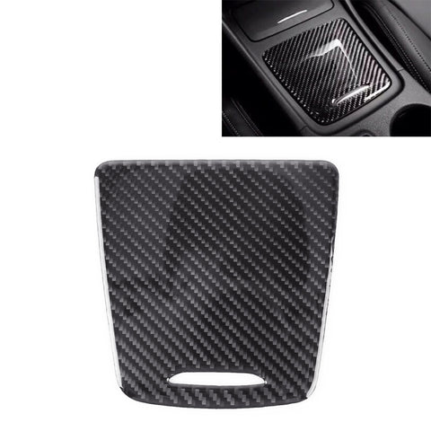 Adhésif décoratif pour panneaux de portage en fibre de carbone pour voiture pour Mercedes-Benz GLA, panneau de boîte de rangement