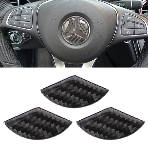 Adhésif décoratif pour volant en fibre de carbone pour voiture pour Mercedes-Benz GLA, Volant