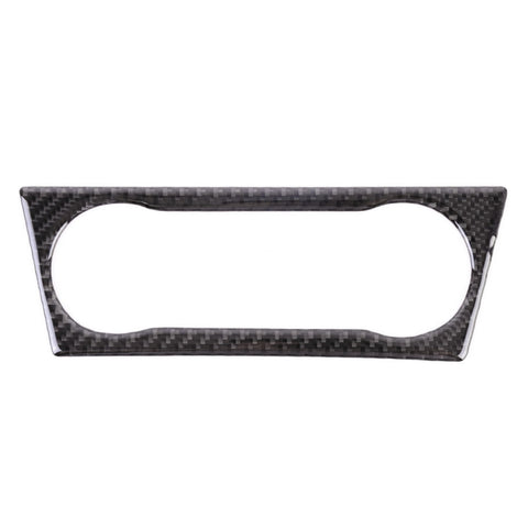 Adhésif décoratif pour panneau de contrôle audio avec manopole de l'air conditionné en fibre de carbone pour voiture pour Mercedes-Benz GLA, panneau de commande sonore du bouton de climatisation