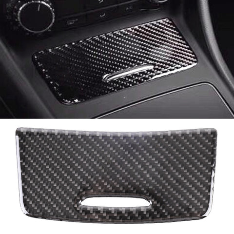 Adhésif décoratif pour panneau posé en fibre de carbone pour voiture pour Mercedes-Benz GLA, panneau de cendrier