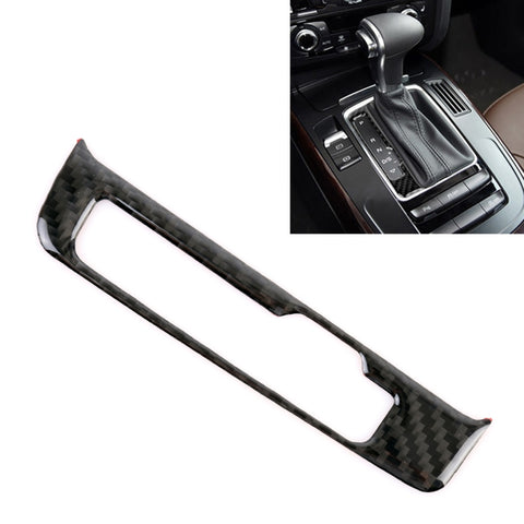 Adhésif décoratif pour panneau intégré en fibre de carbone pour Audi A4L / A5 / Q5 2013-2016, Gear Panel