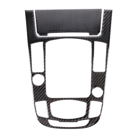 Adesivo decorativo per pannello ingranaggi in fibra di carbonio per auto da 2 pezzi per Audi A4L / A5 / Q5, Gear Panel(E)