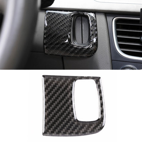 Adhésif décoratif pour panneau de commande en fibre de carbone pour voiture pour Audi A4L / A5 / Q5, panneau de touches