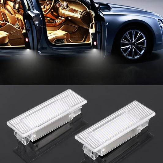 2 PZ LED Auto DC 12V 1.5W 6000K 100LM Luci per porte 18LED SMD-3014 Lampade per BMW F10, For BMW F10 - Novalix Store