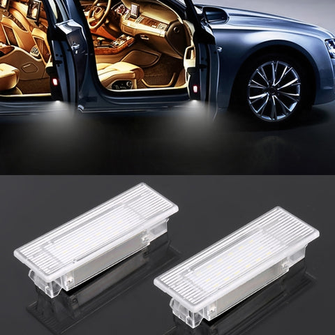 Luci LED per Porte BMW F10 - 2 PZ, 12V, 1.5W, 6000K, 100LM, 18 LED
