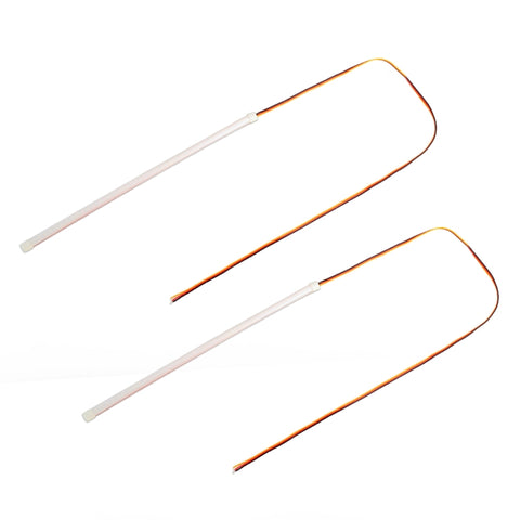 2 pièces 30 cm DC12V 3,2 W luci di direction / luci di marcia ultrasottili per auto a doppio colore (luci di direction: luce gialla; luci di marcia: luce bianca), 30cm DC12V 3.2W