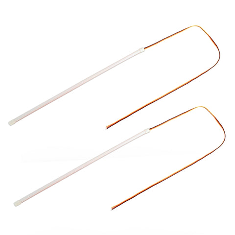 2 pezzi 60 cm DC12V 5 W luci di direzione / luci di marcia ultrasottili per auto a doppio colore (luci di direzione: luce gialla; luci di marcia: luce bianca), 60cm DC12V 5W - Novalix Store
